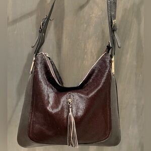 Chic Brown Leather Crossbody Bag
